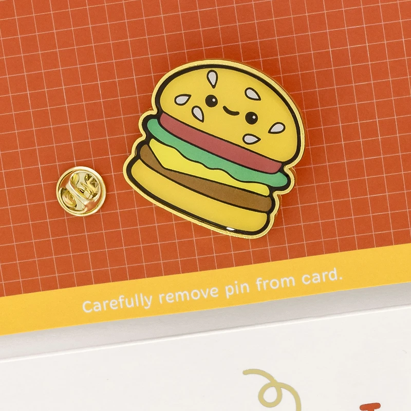Party Your Buns Off Birthday Card With Hamburger Pin for only USD 7.99 | Hallmark