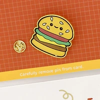 Party Your Buns Off Birthday Card With Hamburger Pin for only USD 7.99 | Hallmark