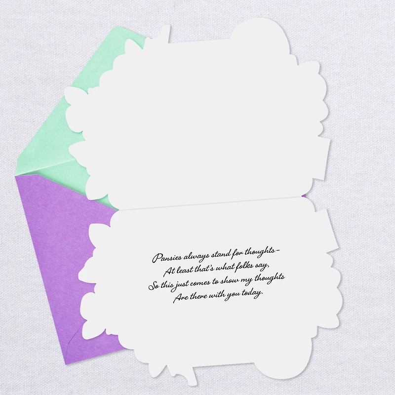 Pansy Thinking of You Card for only USD 2.99 | Hallmark
