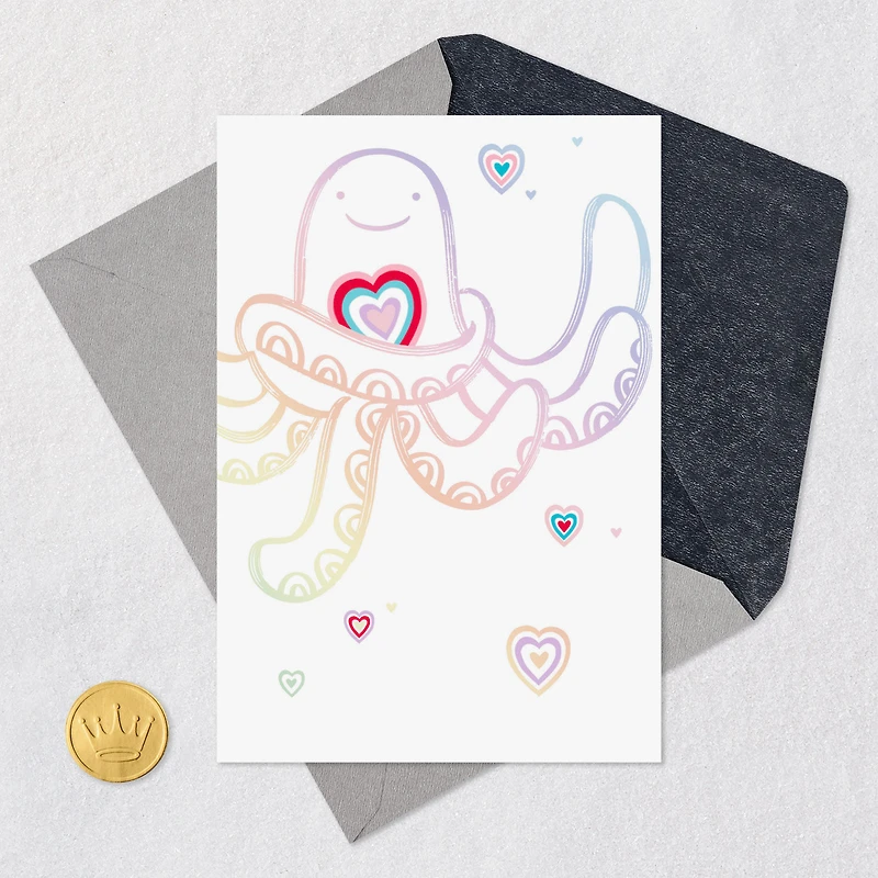 You're Hugged, Octopus Valentine's Day Card for only USD 2.99 | Hallmark