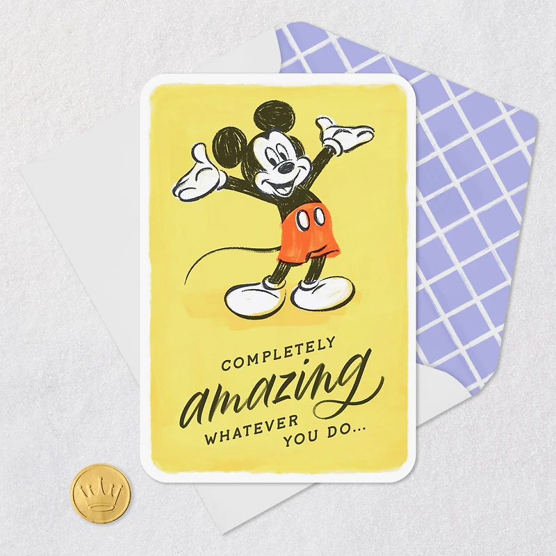 Disney Mickey Mouse You're Awesome and Amazing Card for only USD 2.99 | Hallmark