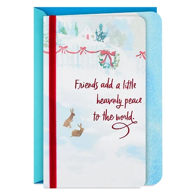 Friends Add a Little Heavenly Peace Christmas Card for only USD 6.99 | Hallmark