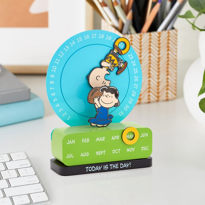 Peanuts® Charlie Brown and Lucy Magnetic Perpetual Calendar for only USD 44.99 | Hallmark