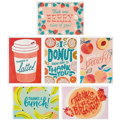 Fun Foods Thank-You Note Cards, Pack of 36 for only USD 9.99 | Hallmark