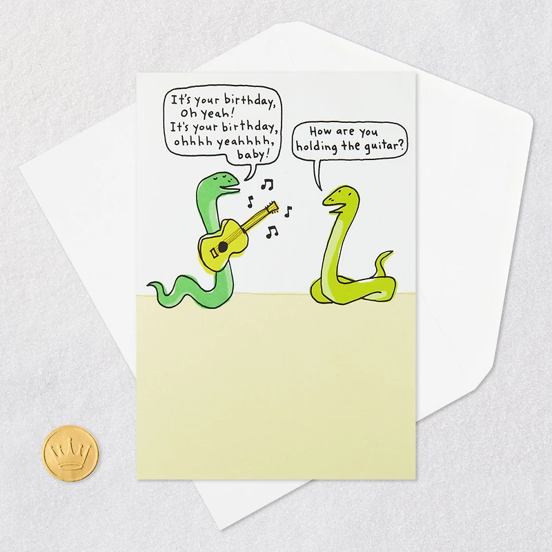 Don't Think, Just Celebrate Funny Birthday Card for only USD 3.99 | Hallmark