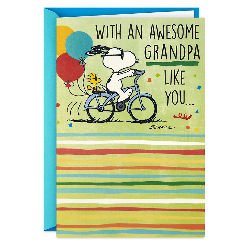 Peanuts® Snoopy Life Is One Sweet Ride Pop-Up Birthday Card for Grandpa for only USD 5.59 | Hallmark