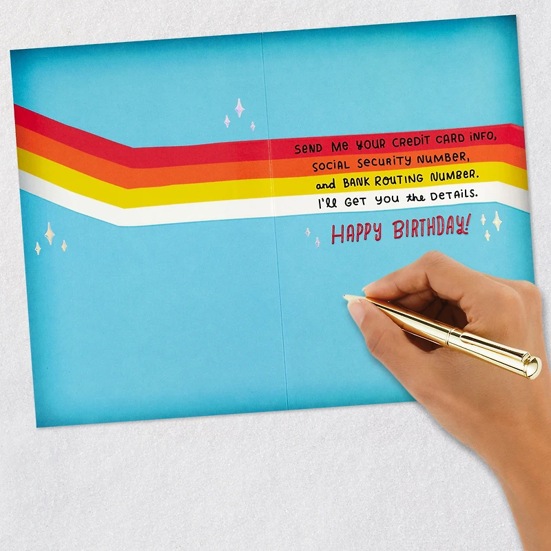 Beware of Internet Scams Funny 50th Birthday Card for only USD 4.99 | Hallmark