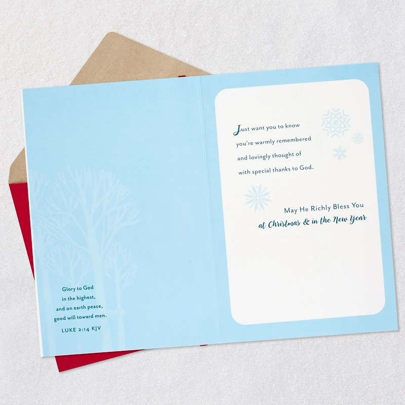 Blessed and Very Thankful Religious Christmas Card for only USD 5.99 | Hallmark
