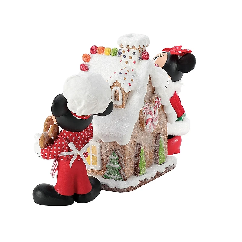 Enesco Disney Mickey and Minnie's Gingerbread House Figurine, 6" for only USD 99.99 | Hallmark