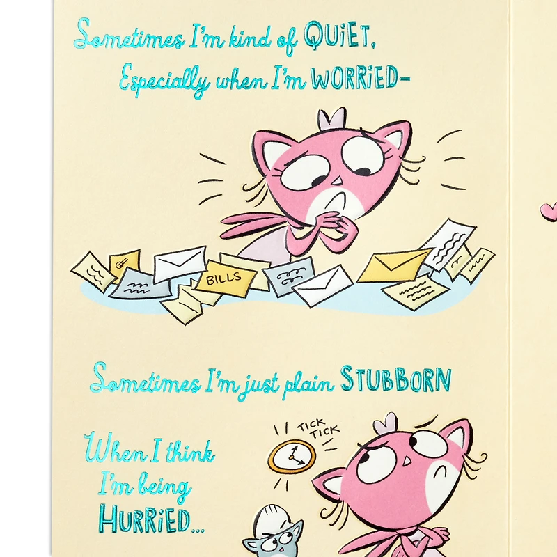 Cute Cat Couple Cartoon Birthday Card for Husband for only USD 4.59 | Hallmark