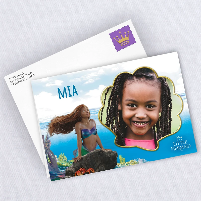 Personalized Disney The Little Mermaid Photo Card for only USD 4.99 | Hallmark