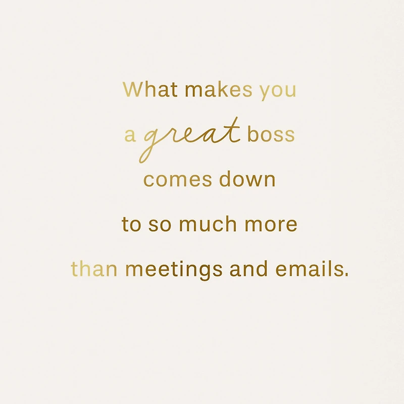 Grateful to Work for You Boss's Day Card for only USD 4.59 | Hallmark