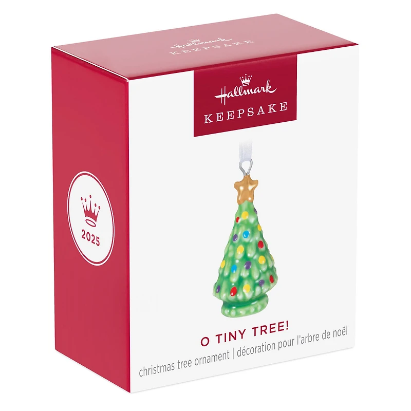 Mini O Tiny Tree! Porcelain Ornament, 1" for only USD 13.99 | Hallmark