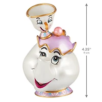 Disney Beauty and the Beast 35th Anniversary Mrs. Potts and Chip Ornament for only USD 26.99 | Hallmark
