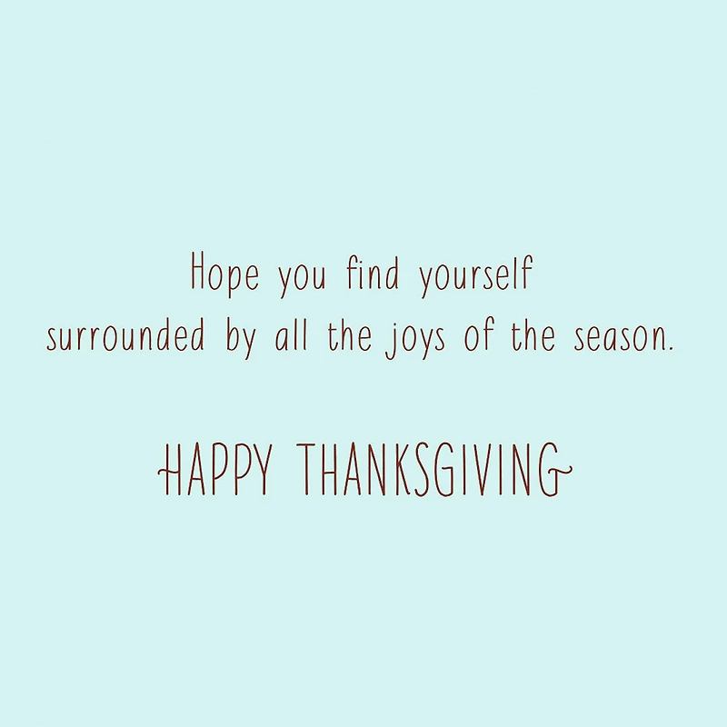 All the Joys of the Season Thanksgiving Card From Us for only USD 2.00 | Hallmark