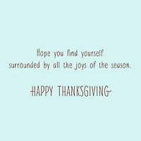 All the Joys of the Season Thanksgiving Card From Us for only USD 2.00 | Hallmark