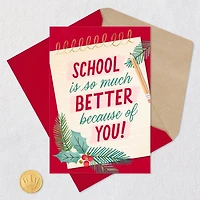 You Make School So Much Better Christmas Thank-You Card for only USD 2.99 | Hallmark