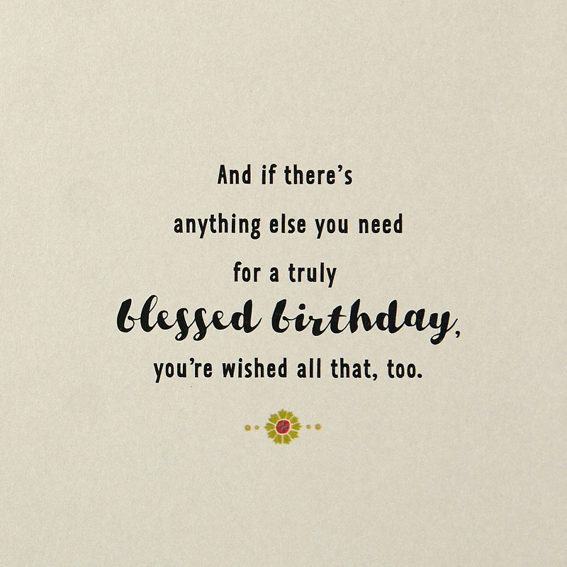 Wishing You a Blessed Day Birthday Card for only USD 3.99 | Hallmark