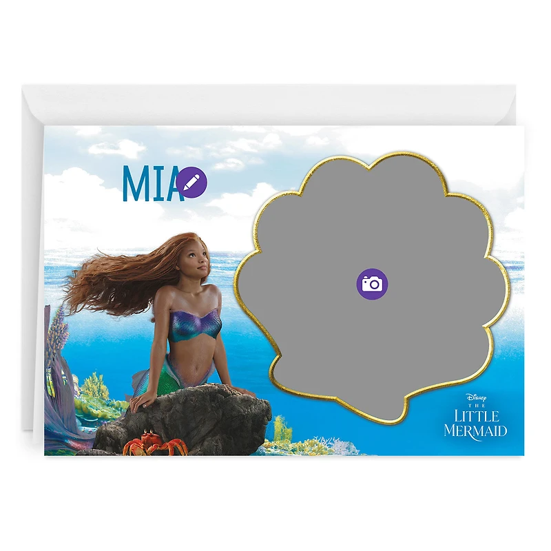 Personalized Disney The Little Mermaid Photo Card for only USD 4.99 | Hallmark
