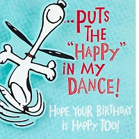 Peanuts® Snoopy Happy Dance Pop-Up Birthday Card for only USD 3.99 | Hallmark