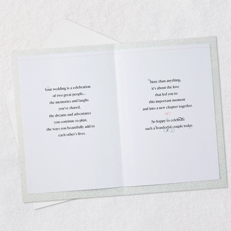 Happy to Celebrate a Wonderful Couple Wedding Card for only USD 7.59 | Hallmark