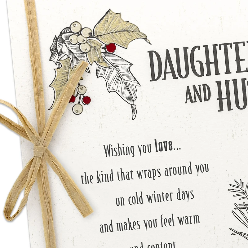 Wishing You Love, Peace and Joy Christmas Card for Daughter and Husband for only USD 6.99 | Hallmark