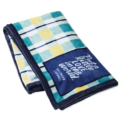 Hallmark Channel Put Love in the World Blanket, 50x60 for only USD 34.99 | Hallmark