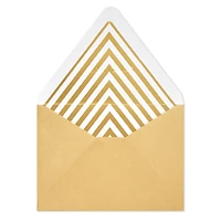 Gold Metallic Designed Envelopes, Pack of 10 for only USD 5.00 | Hallmark