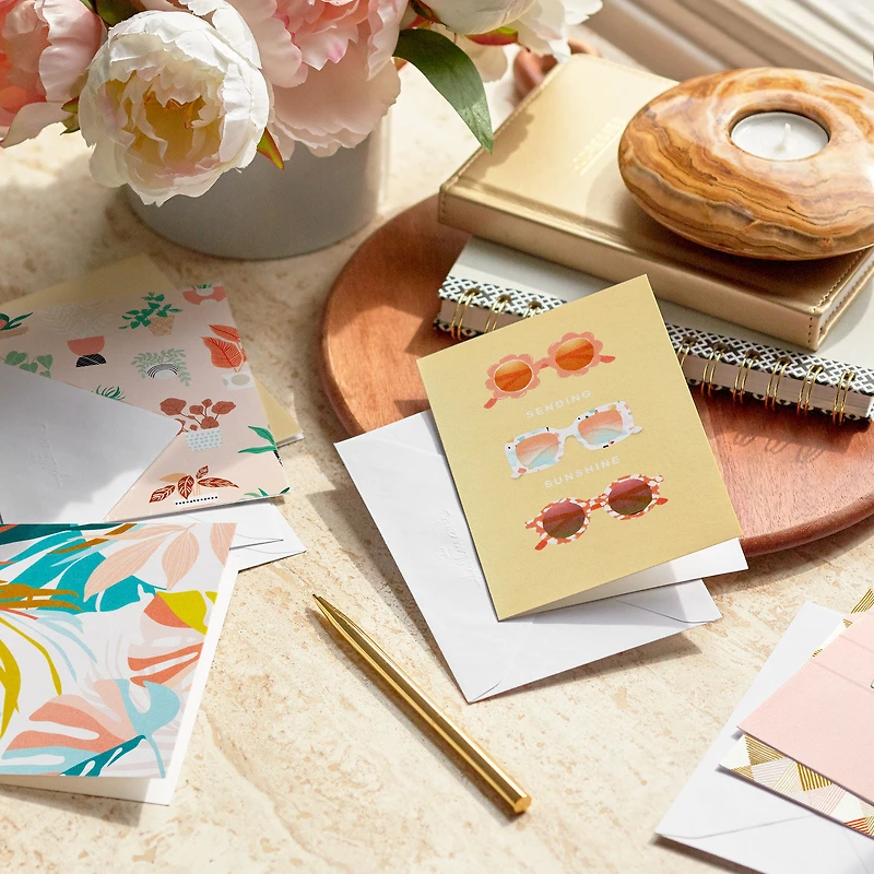 Soft Pastel Modern Wishes Booklet of Cards, Pack of 12 for only USD 14.99 | Hallmark