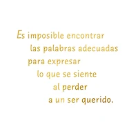 A Wish for Peace and Comfort Spanish-Language Sympathy Card for only USD 3.59 | Hallmark