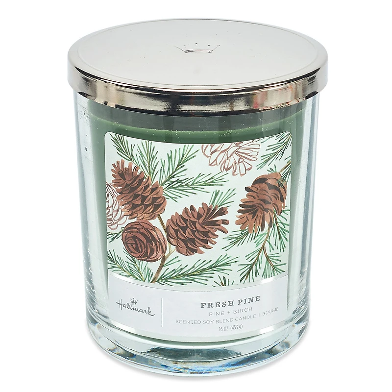 Fresh Pine Scented 3-Wick Candle, 16 oz. for only USD 29.99 | Hallmark