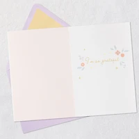 Pink and Purple Flowers So Grateful Thank-You Card for only USD 8.59 | Hallmark