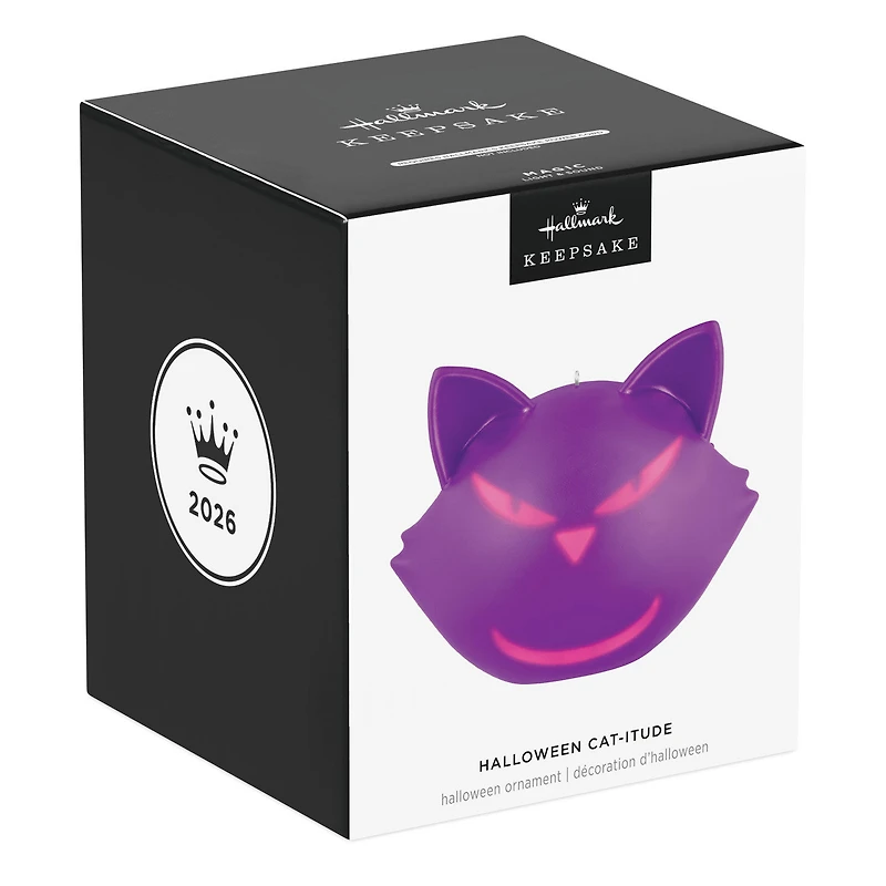 Halloween Cat-itude Ornament With Light and Sound for only USD 29.99 | Hallmark