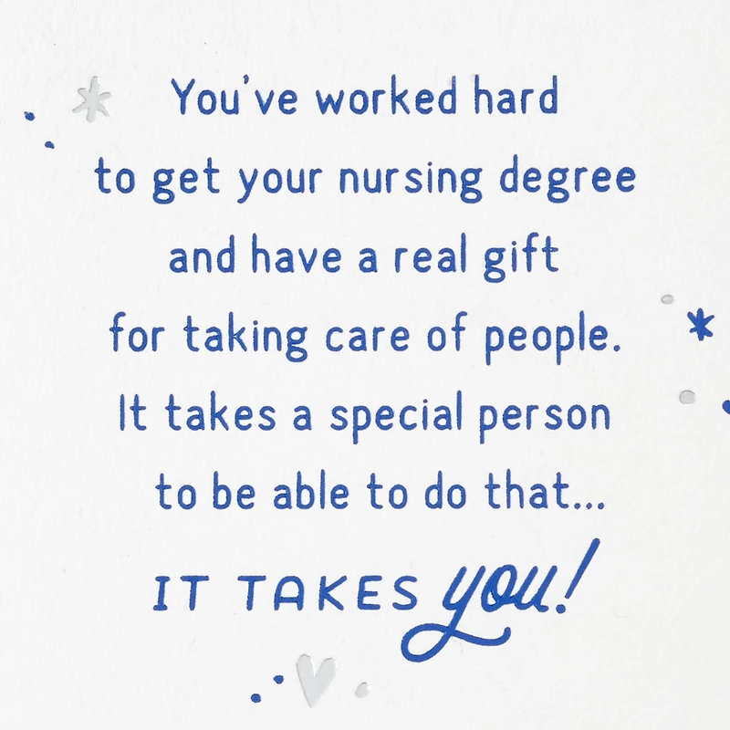 Nurses Make a Difference Nursing School Graduation Card for only USD 4.99 | Hallmark