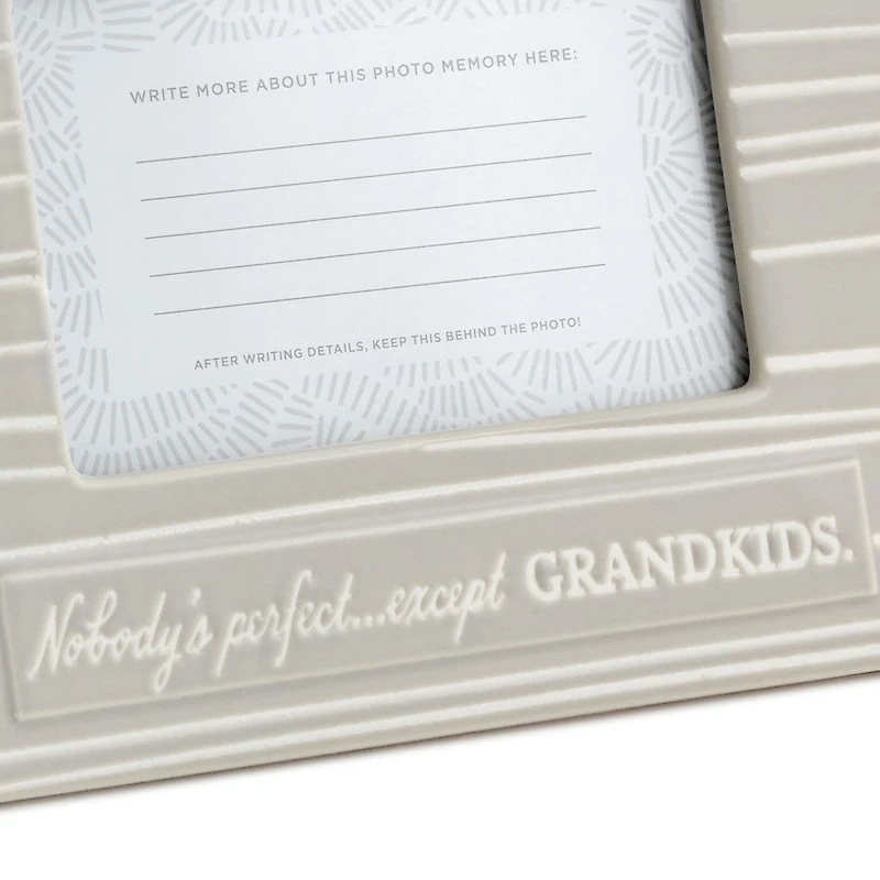 Nobody's Perfect Except Grandkids Picture Frame, 4x6 for only USD 26.99 | Hallmark