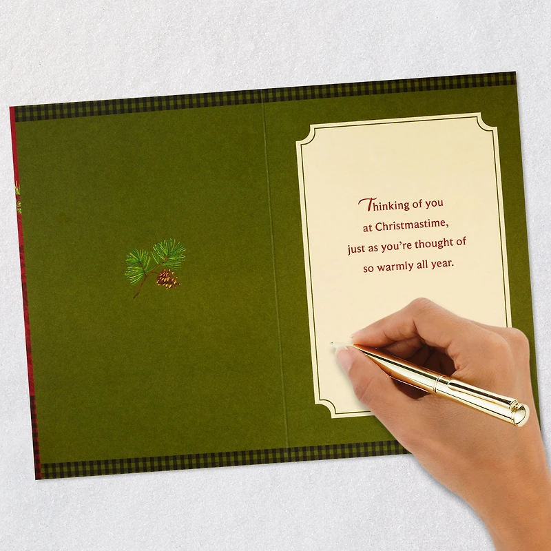 Reindeer and Red Plaid Christmas Card for Nephew for only USD 2.00 | Hallmark