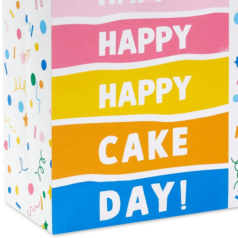 9.6" Happy Cake Day Medium Birthday Gift Bag for only USD 3.99 | Hallmark