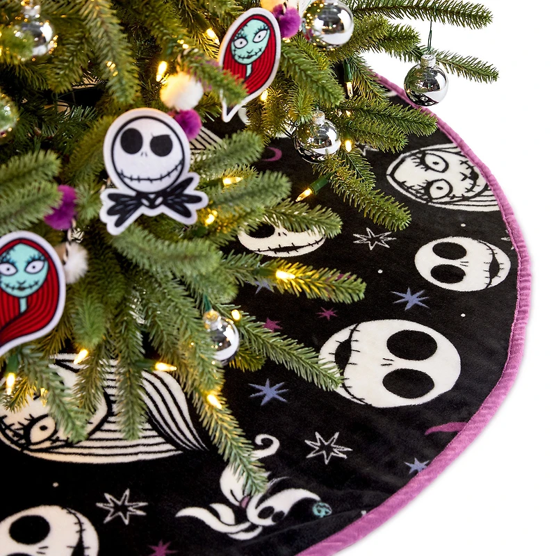 Disney Tim Burton's The Nightmare Before Christmas Fabric Hallmark Tree Skirt, 48" for only USD 22.99 | Hallmark