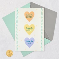 Triple the Love New Baby Triplets Card for only USD 2.99 | Hallmark