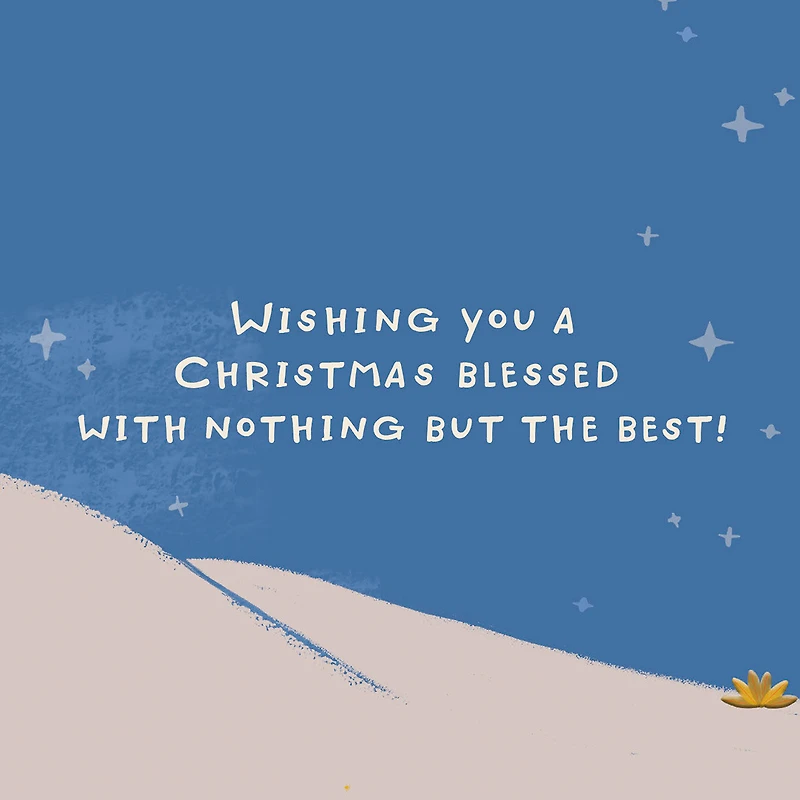 A Christmas Blessed With the Best Christmas Card for Godfather for only USD 3.99 | Hallmark