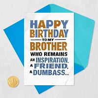 Inspirational Dumbass Funny Birthday Card for Brother for only USD 4.49 | Hallmark