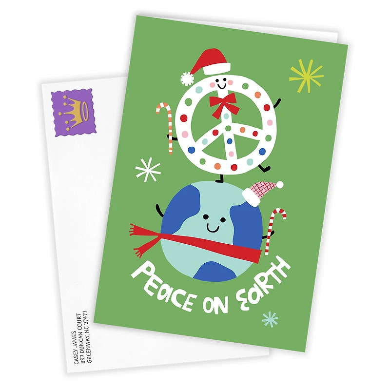 Fun Peace on Earth Custom Holiday Card for only USD 4.99 | Hallmark