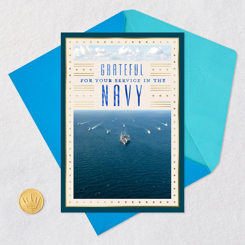 U.S. Navy Brave, Honorable, True Veterans Day Card for only USD 2.99 | Hallmark