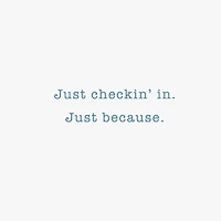 Just Checking In Thinking of You Card for only USD 2.99 | Hallmark