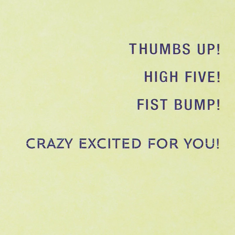 Woo Hoo Exclamation Points and Confetti Congratulations Card for only USD 5.99 | Hallmark