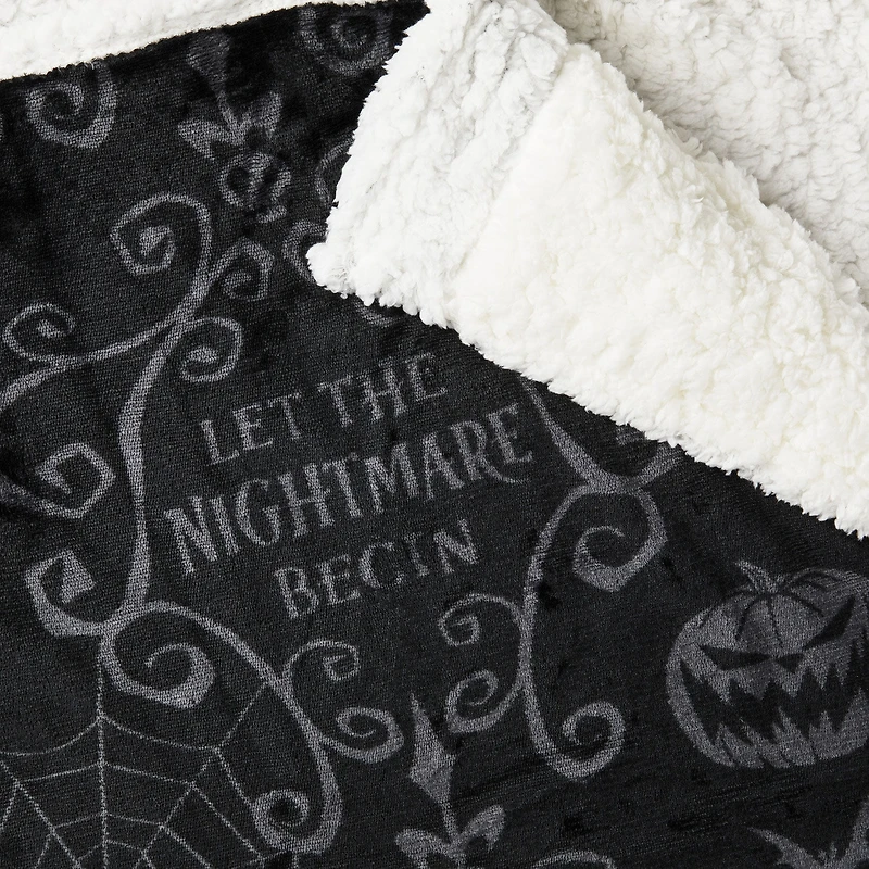 Disney Tim Burton's The Nightmare Before Christmas Jack Skellington Hooded Blanket for only USD 55.99 | Hallmark