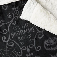 Disney Tim Burton's The Nightmare Before Christmas Jack Skellington Hooded Blanket for only USD 55.99 | Hallmark