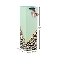13" Butterfly on Cheetah Print Wine Gift Bag for only USD 4.49 | Hallmark
