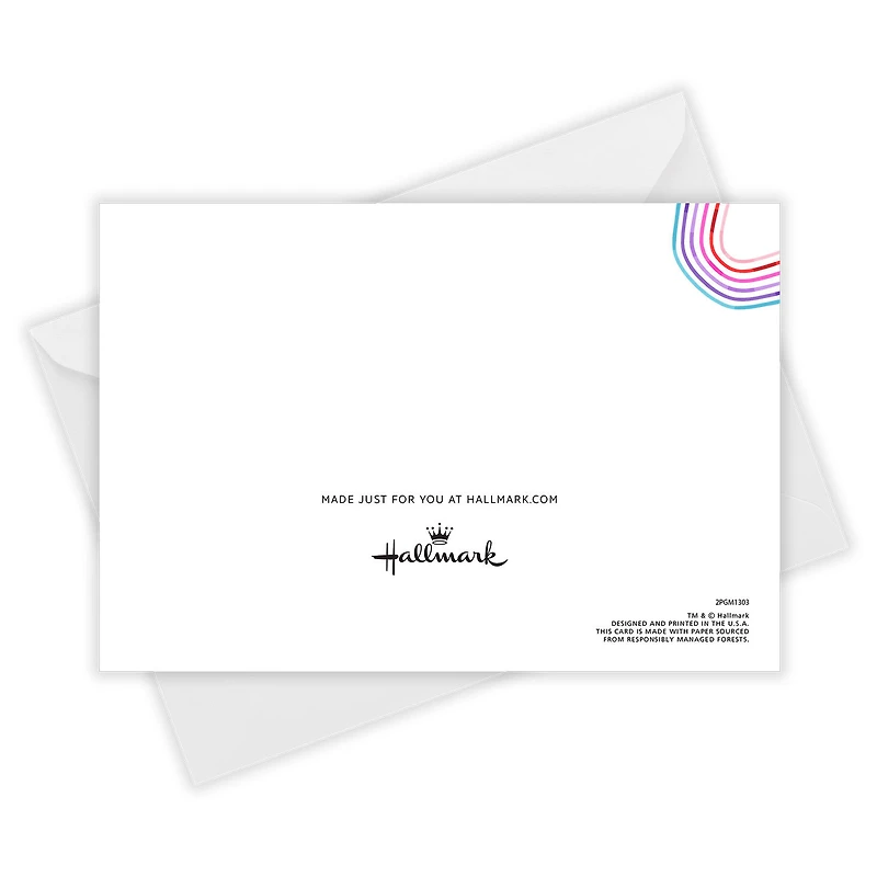 Personalized Rainbow Lettering Love Photo Card for only USD 4.99 | Hallmark