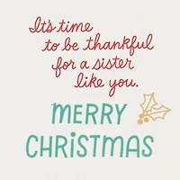 Dish Out the Love Christmas Card for Sis for only USD 2.99 | Hallmark